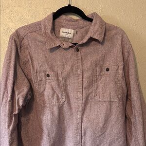Goodfellow & Co Purple Casual Button Down Shirt